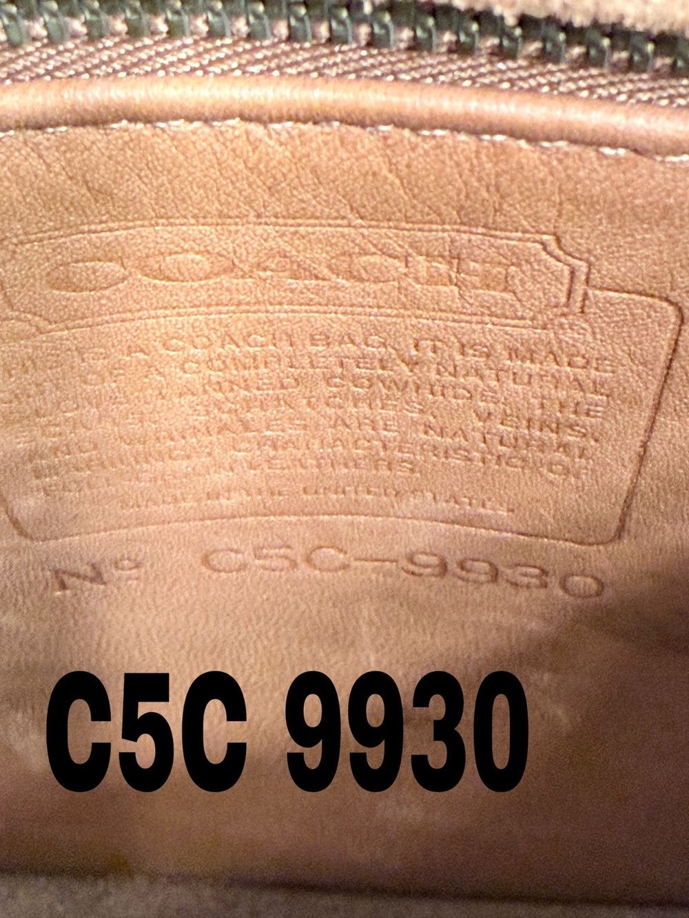 1995 VINTAGE COACH MURPHY CROSSBODY BAG - Picture 6 of 6